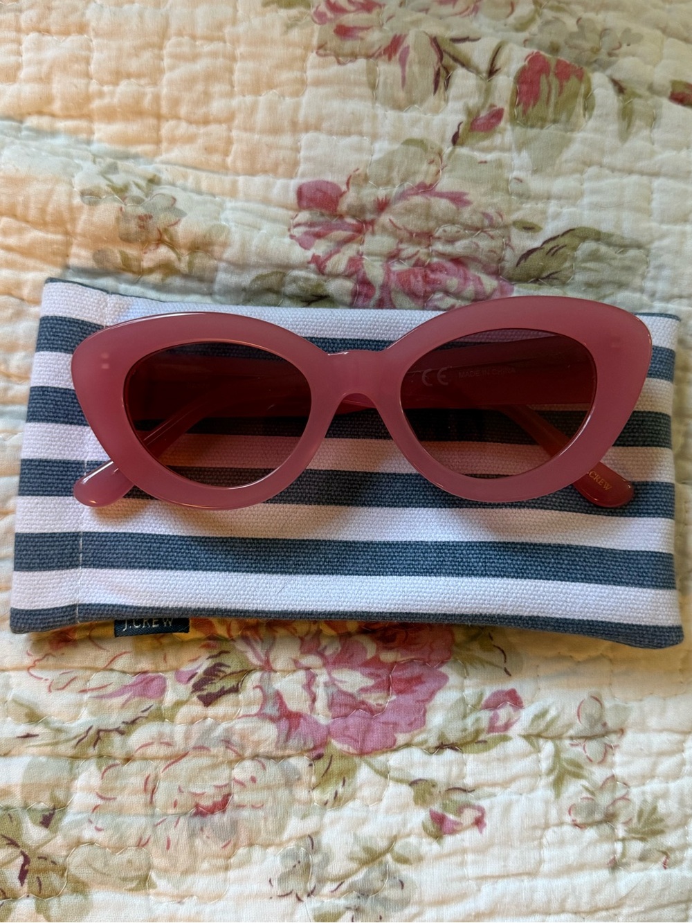 J.Crew Pink Cat Eye Sunglasses